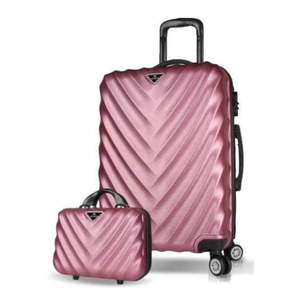 MYVALICE set kofera Zoozie Bags roze 2kom 7408 0