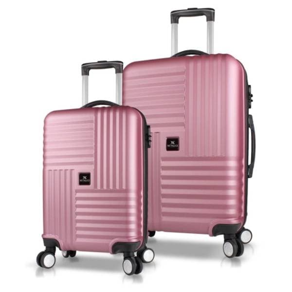 MYVALICE set kofera Zoozie Bags roze 2kom 8210 0