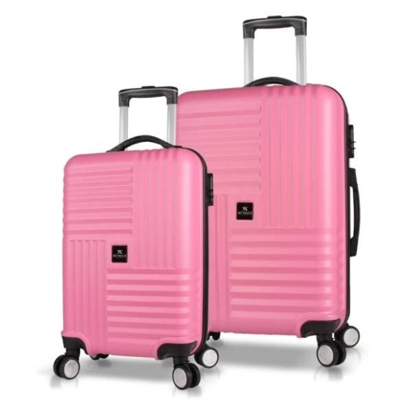 MYVALICE set kofera Zoozie Bags roze 2kom 8241 0
