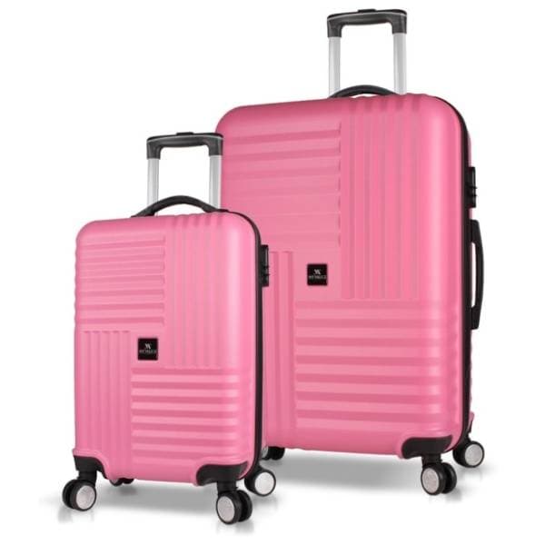 MYVALICE set kofera Zoozie Bags roze 2kom 8340 0
