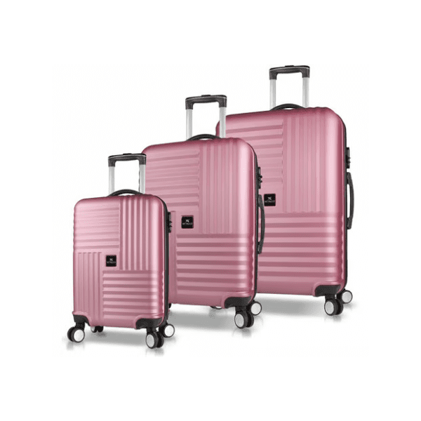 MYVALICE set kofera Zoozie Bags roze 3kom 8111 0