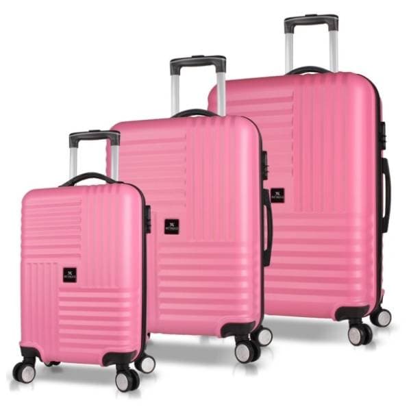 MYVALICE set kofera Zoozie Bags roze 3kom 8142 0