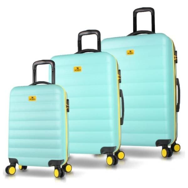 MYVALICE set kofera Zoozie Bags tirkizni 3kom 6438 0