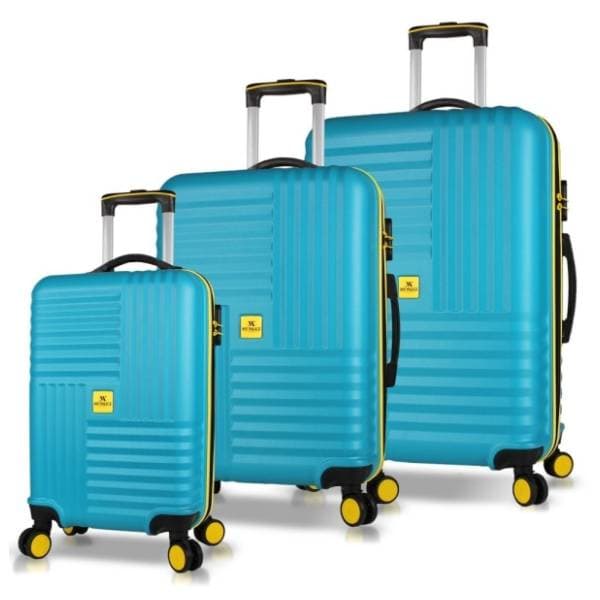 MYVALICE set kofera Zoozie Bags tirkizni 3kom 8173 0