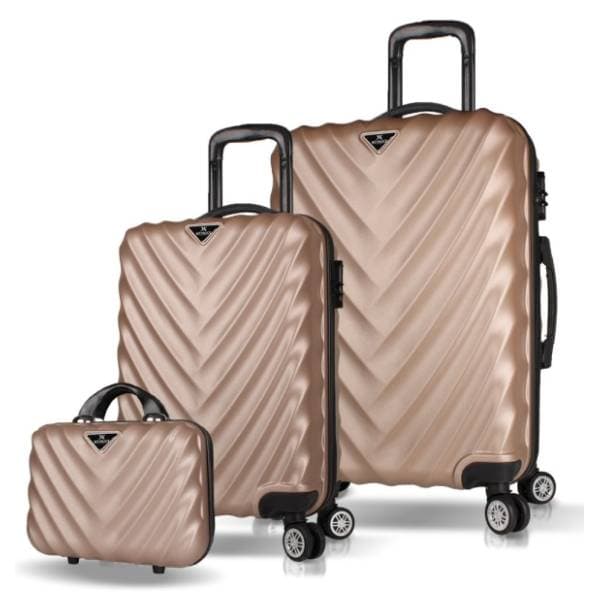 MYVALICE set kofera Zoozie Bags zlatna 3kom 7477 0