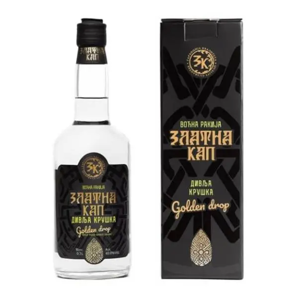 Rakija ZLATNA KAP divlja kruška 0,7l 0