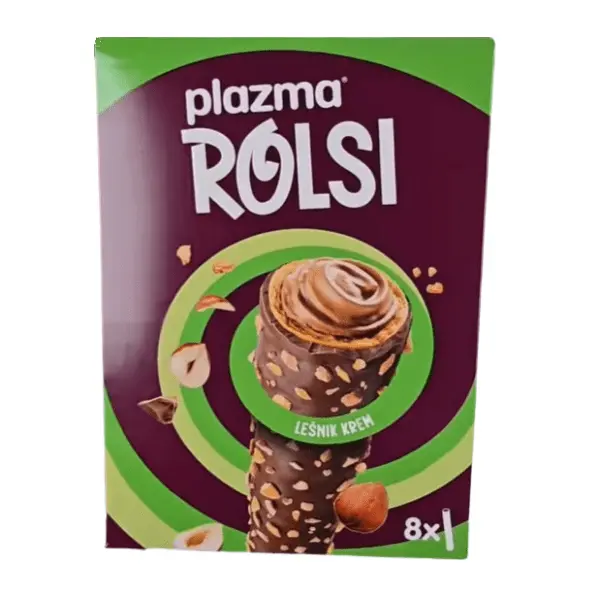 Vafl PLAZMA Rolsi lešnik 130g 0