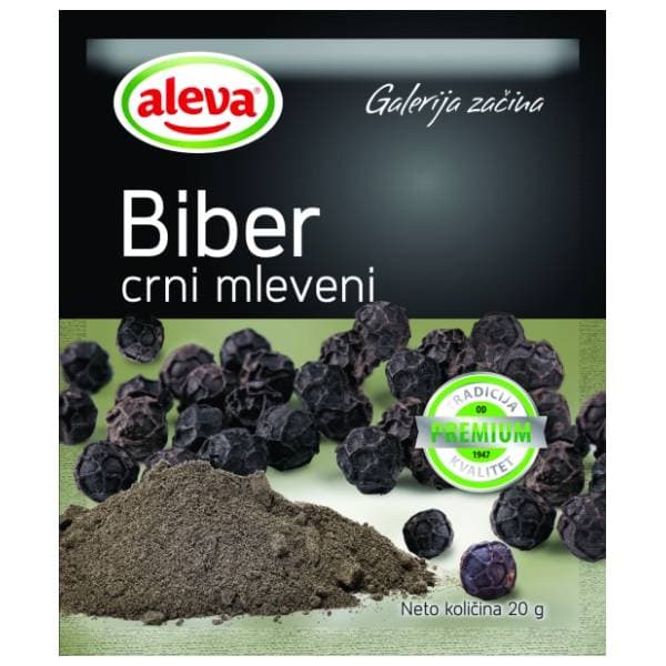ALEVA Biber crni mleveni 20g 0