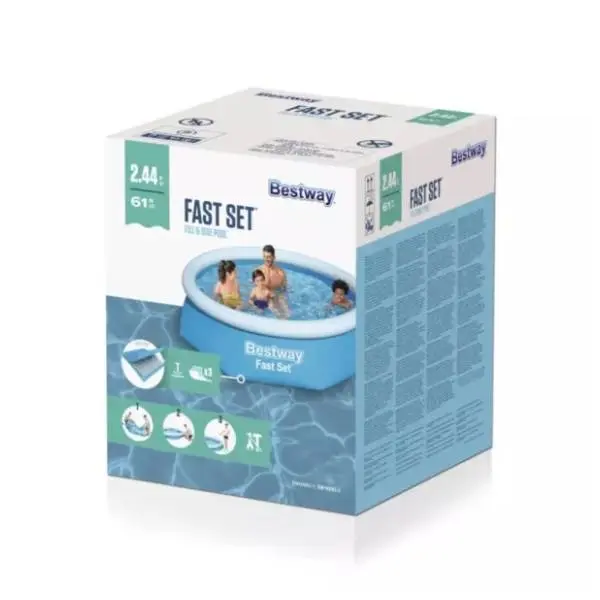BESTWAY bazen 244x61cm Fast Set 1