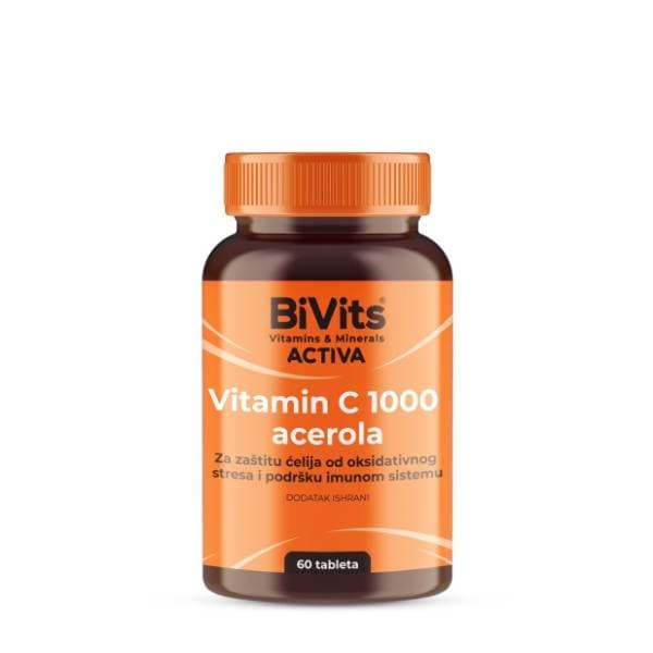 BIVITS vitamin C 1000 acerola 60kom 0