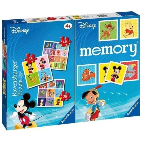 Igra memorije i 3u1 puzla Disney RAVENSBURGER 0