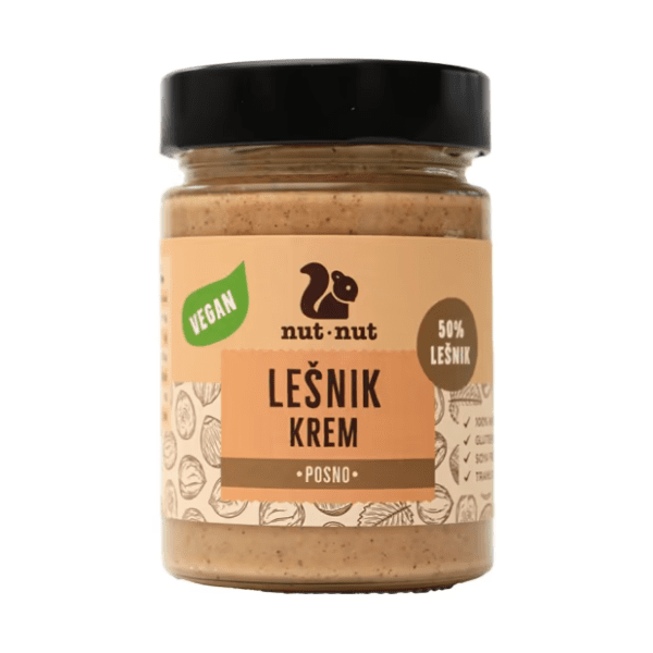 Krem NUT NUT vegan lešnik 300g 0