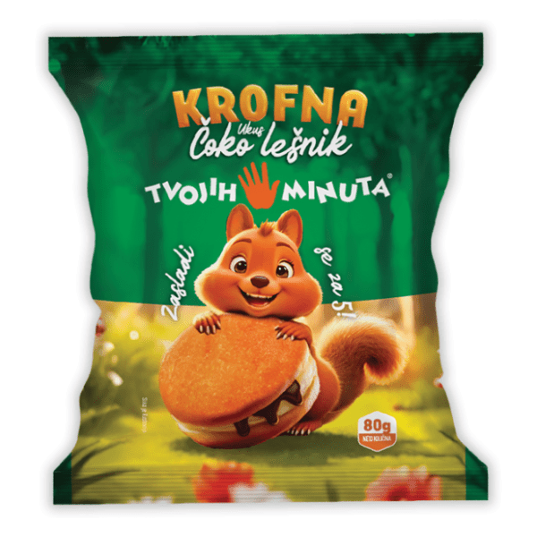 Krofna TVOJIH 5 MINUTA čoko lešnik 80g 0