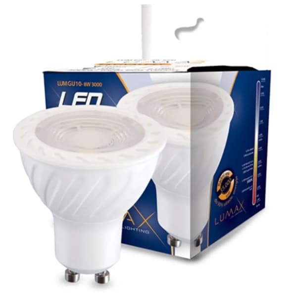 LUMAX LED sijalica GU10 8W Lume 3000K 0