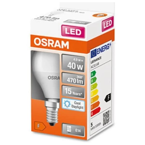 OSRAM LED sijalica E14 4.9W (40W) 6500K 0