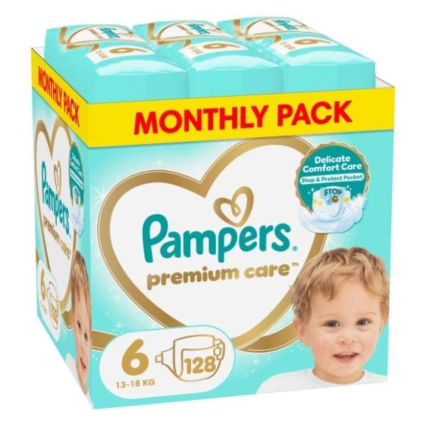 PAMPERS pelene premium care 6 128kom 0
