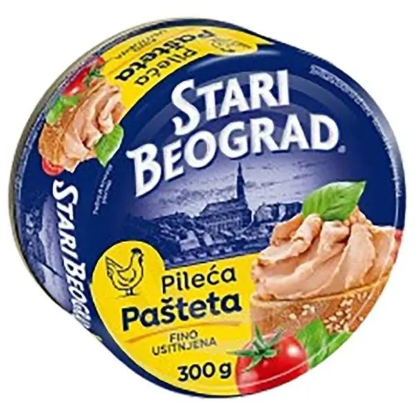 Pašteta STARI BEOGRAD pileća 300g 0