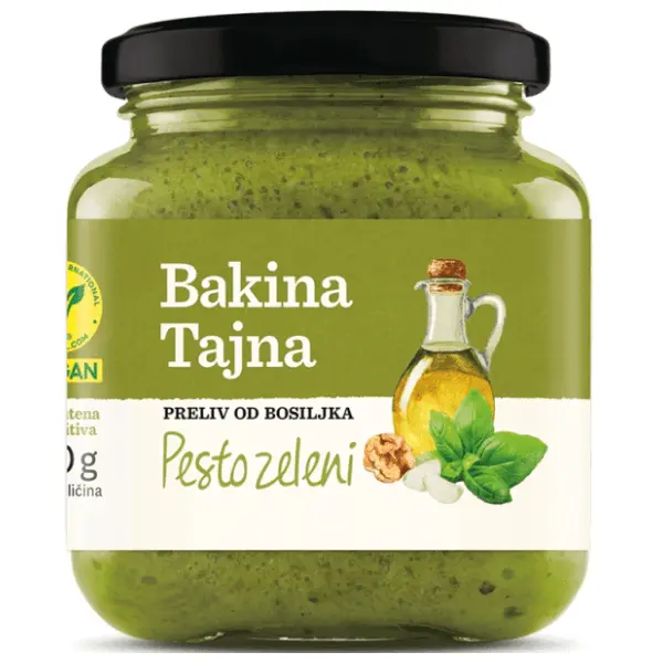 Pesto sos BAKINA TAJNA zeleni 180g 0
