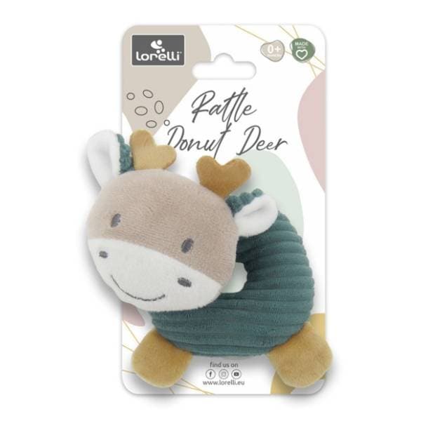 Plišana igračka zvečka donut deer LORELLI BERTONI 0