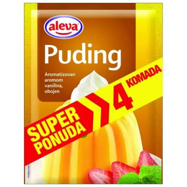 Puding vanila ALEVA 4x40g 0