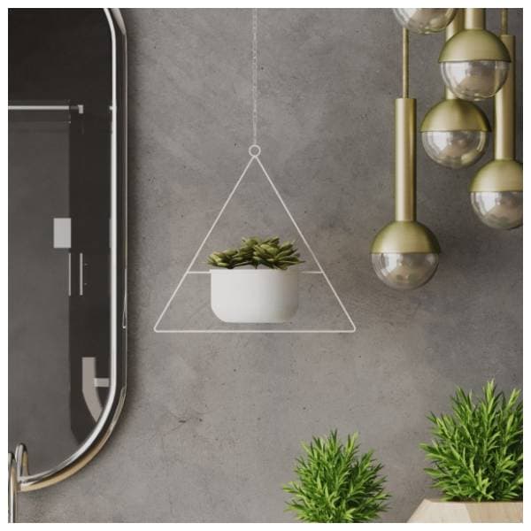 Saksija WALLXPERT Harpusta 35x40x17cm bela 1