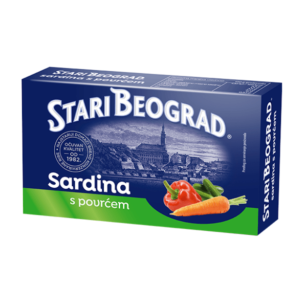 Sardina STARI BEOGRAD povrće 100g 0