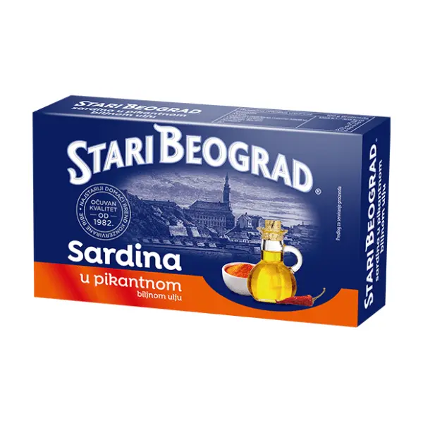 Sardina STARI BEOGRAD u pikant biljnom ulju 100g 0