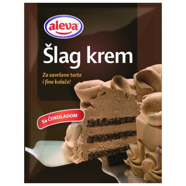 Šlag krem čokolada ALEVA 65g 0