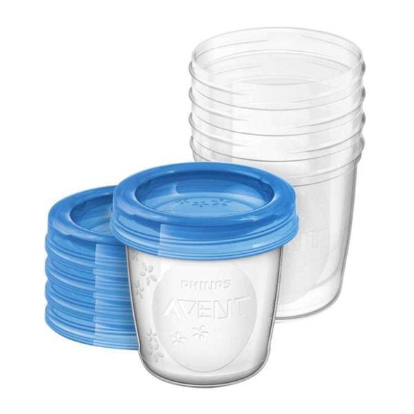 Šolje sa poklopcima AVENT 180ml 5kom 0