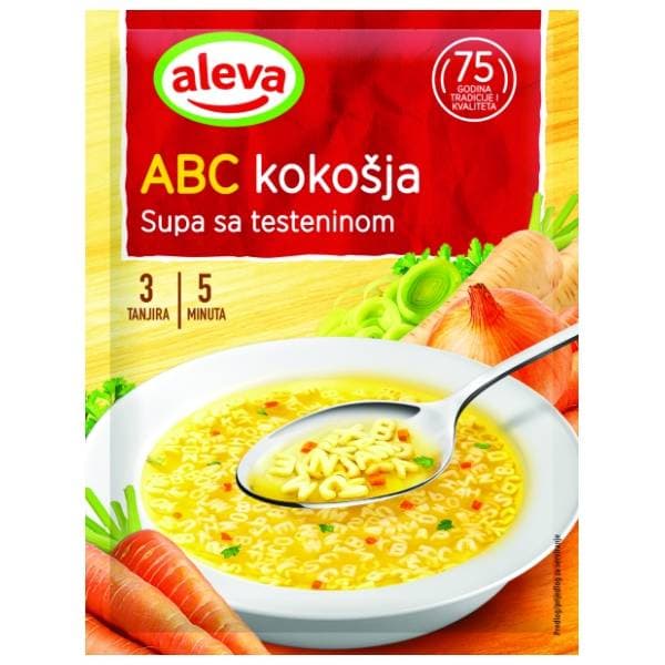Supa ALEVA ABC kokošija 40g 0