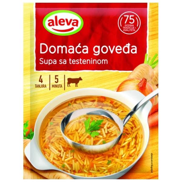 Supa ALEVA domaća goveđa bistra 45g 0