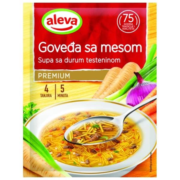 Supa ALEVA goveđa sa mesom 50g 0