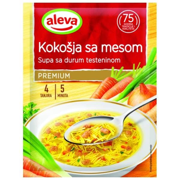 Supa ALEVA kokošija sa mesom 45g 0