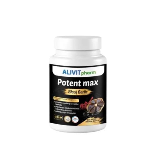 ALIVIT Black garlic potent max 90kom 0
