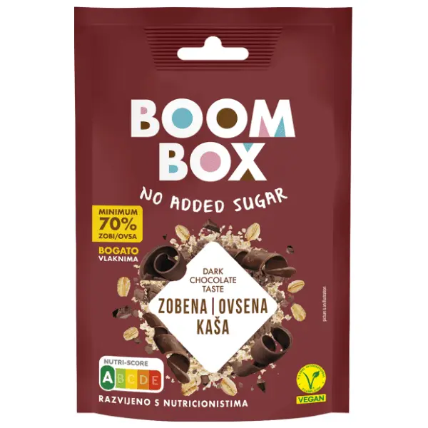 BOOM BOX ovsena kaša čokolada 90g 0