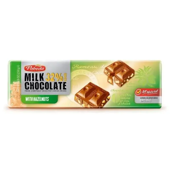 Čokolada POBEDA lešnik 220g 0