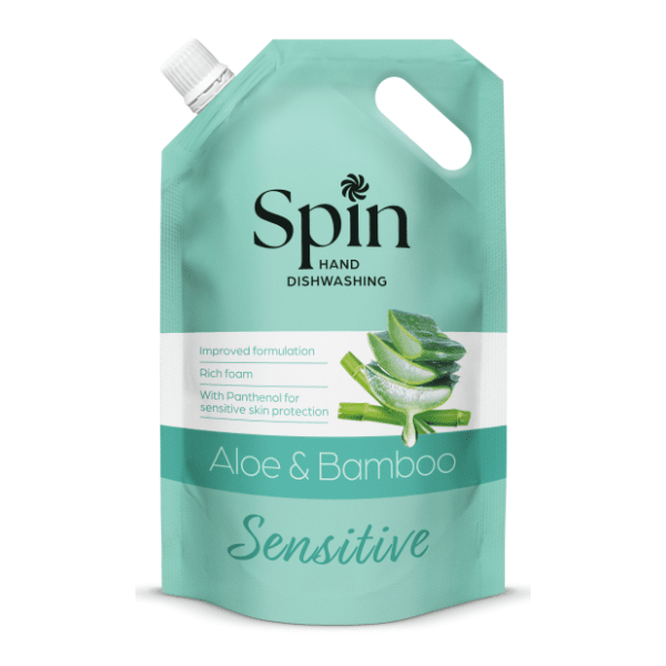 Deterdžent za posuđe SPIN aloe vera & bamboo 1200ml 0