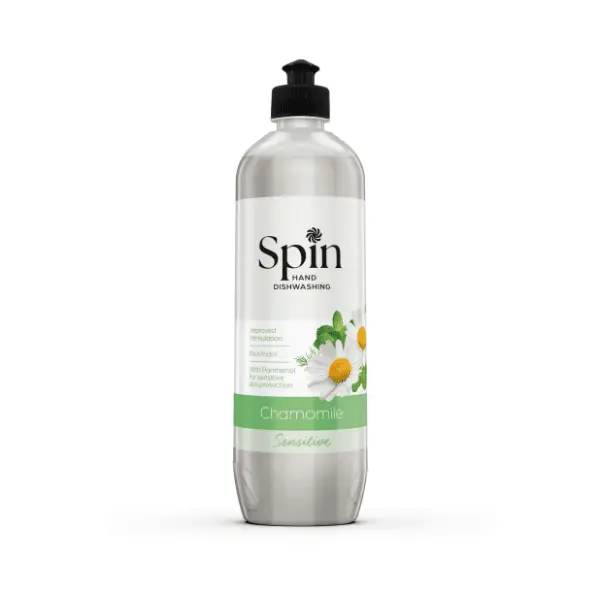 Deterdžent za posuđe SPIN Sensitive chamomile 800ml 0
