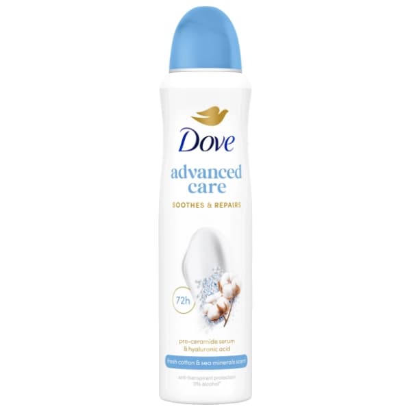 Dezodorans DOVE Fresh cotton & sea minerals 150ml 0