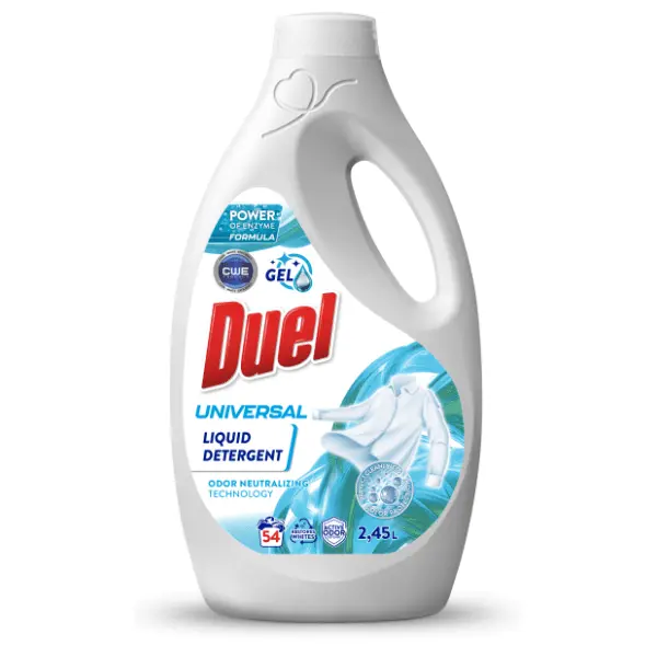 DUEL Gel universal tečni deterdžent 54 pranja (2,45l) 0