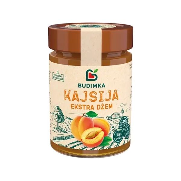 Džem BUDIMKA Extra kajsija 370g 0