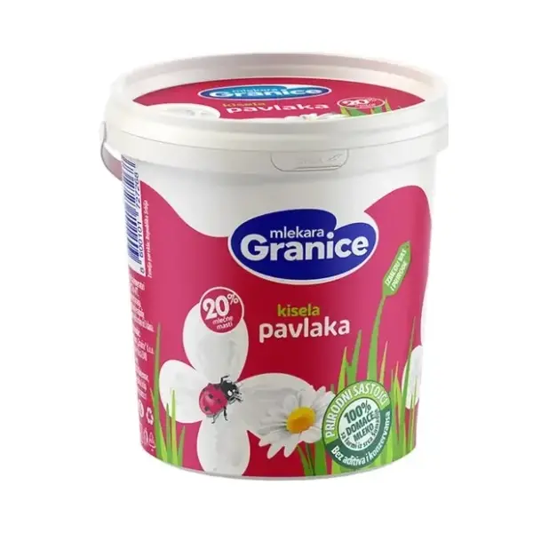 Kisela pavlaka GRANICE 20%mm 700g 0