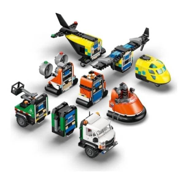 LEGO City Remiks avion servisni kombi i lebdelica 60505 2