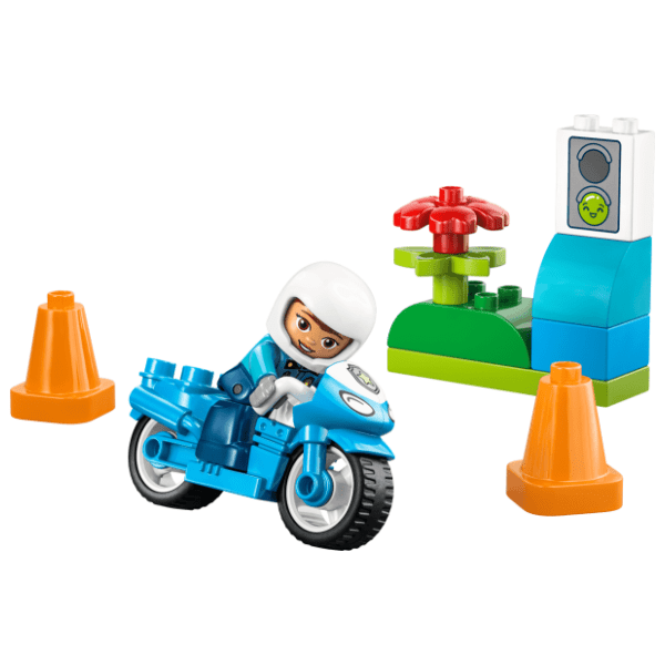 LEGO DUPLO plavi policijski motocikl 10471 1