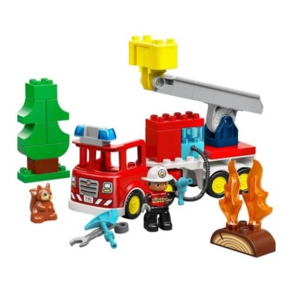LEGO DUPLO Vatrogasni kamion sa crevom i vatrogascem 10473 1