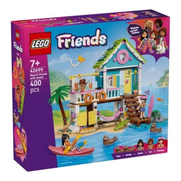 LEGO Friends kuća na plaži sa fokama 42699 0
