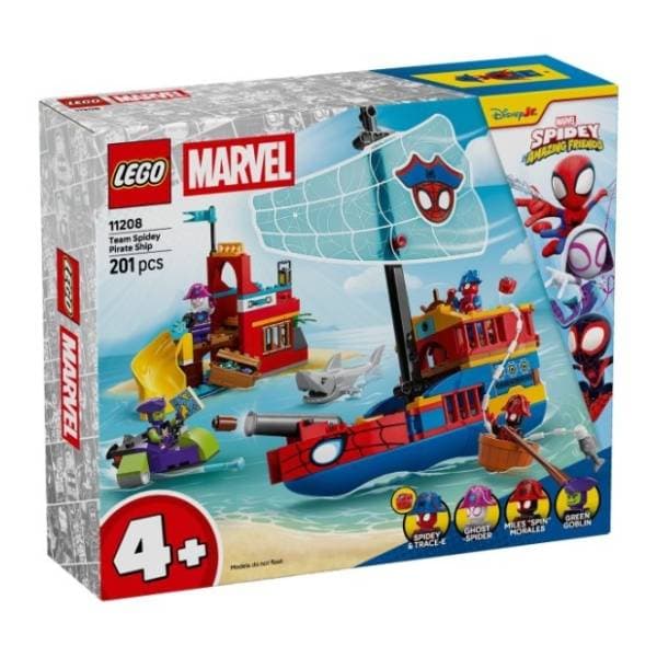 LEGO Marvel Piratski brod Spajdijevog tima 11208 0