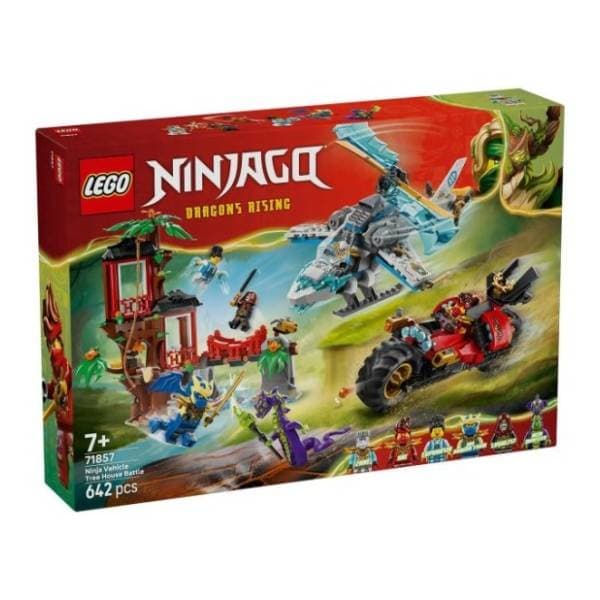 LEGO NINJAGO Bitka nindža vozila kod kućice na drvetu 71857 0