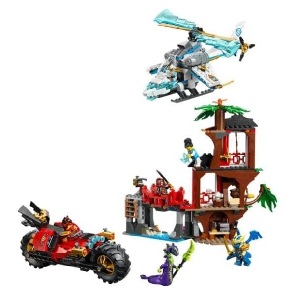 LEGO NINJAGO Bitka nindža vozila kod kućice na drvetu 71857 1