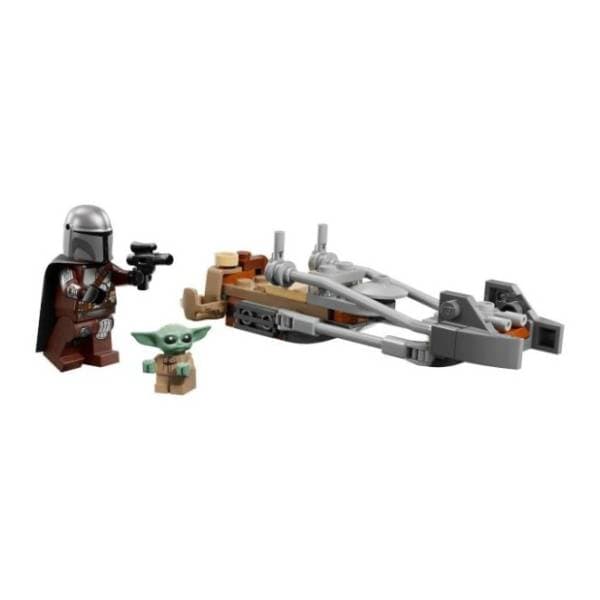 LEGO Star Wars Mandalorijanac Grogu i motocikl 75436 1